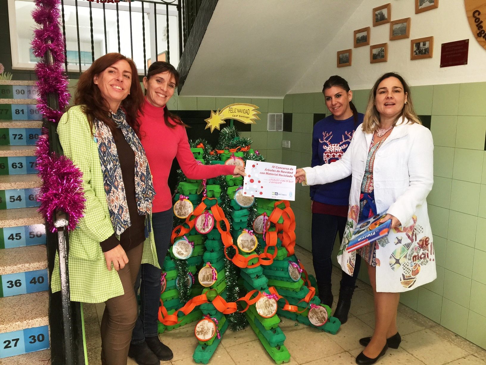 Arboles primer premio infantil colegio Santiago