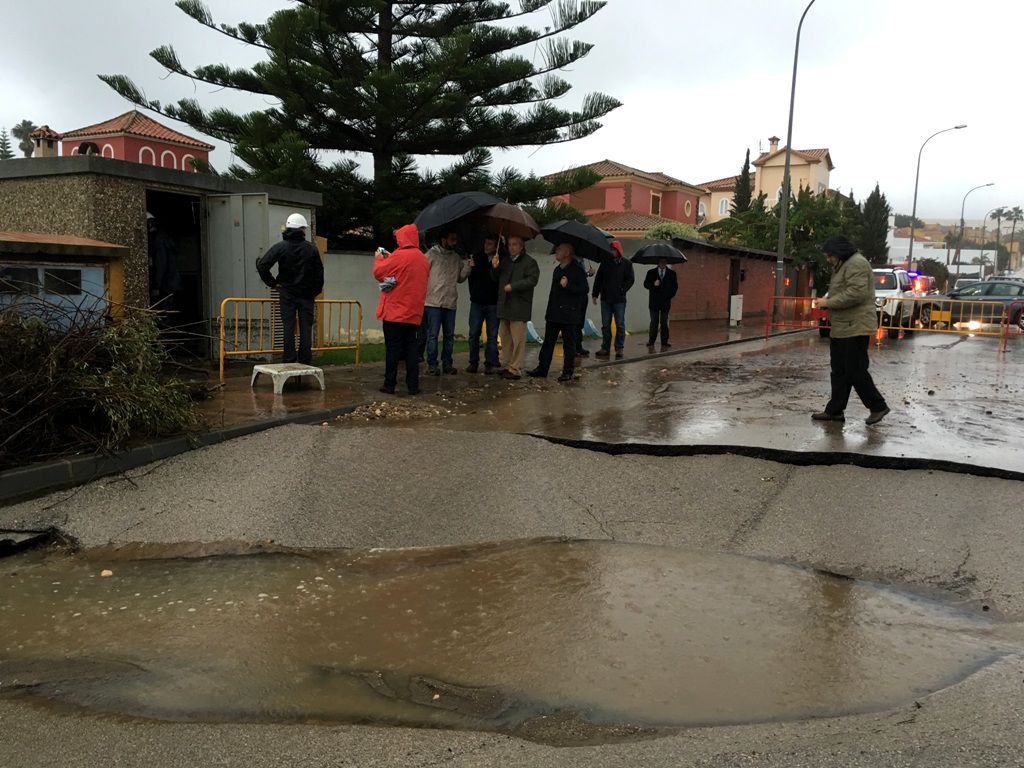 Calle hundida Santa Margarita