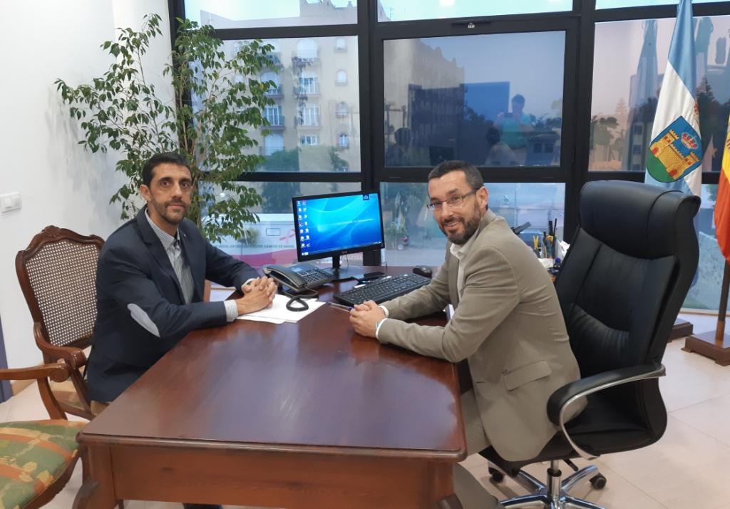 Alcalde con Amaro Lorenzo Recaudacion