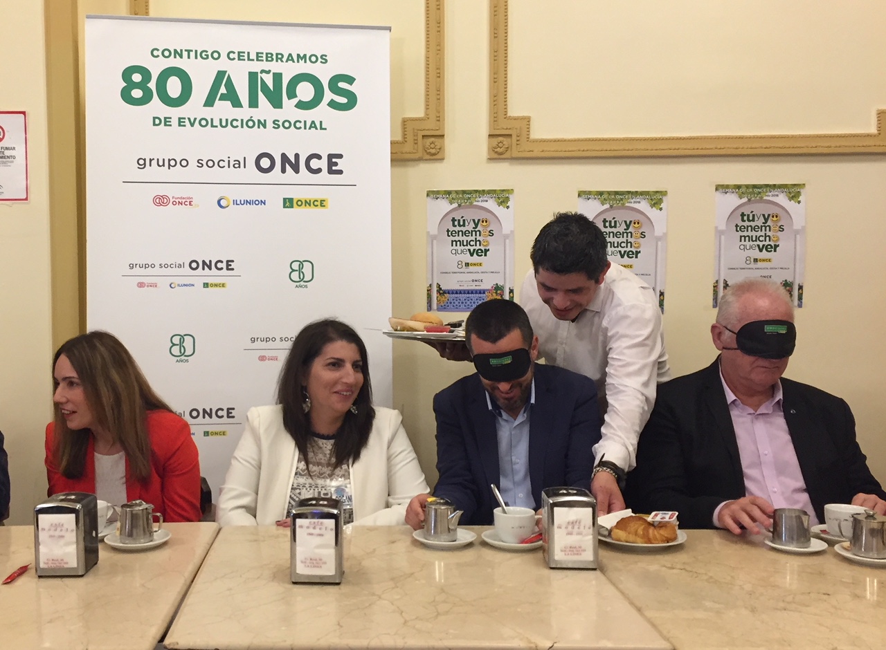 Desayuno a ciegas ONCE