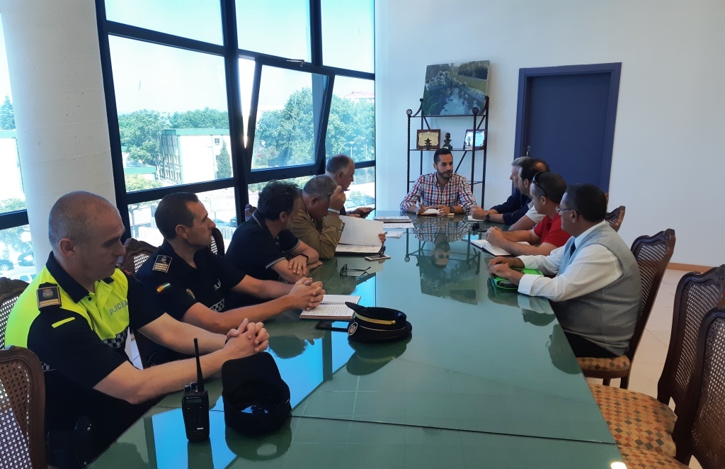 Reunion trafico feria Movilidad Urbana