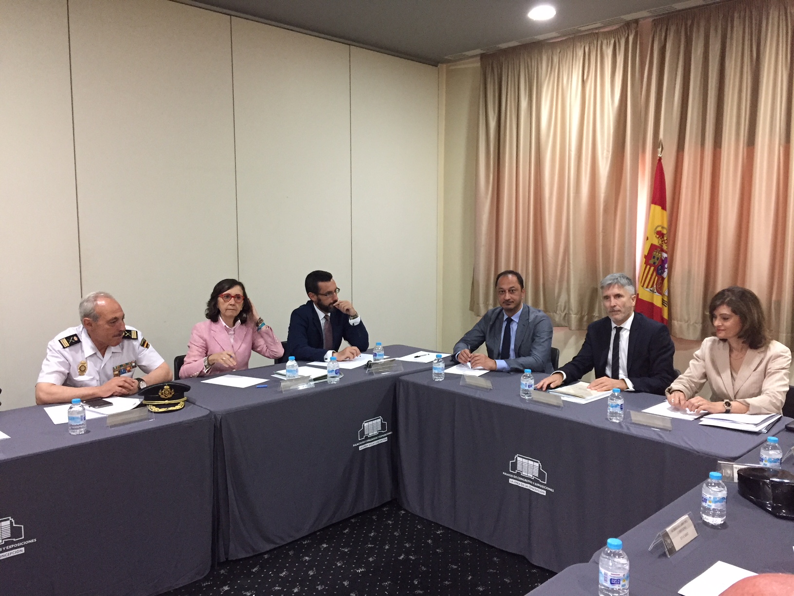 Reunion alcaldes con Grande Marlaska