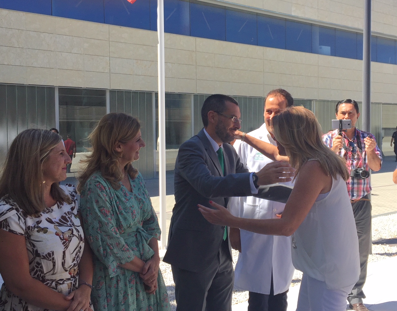 Susana Diaz y alcalde de La Linea Juan Franco