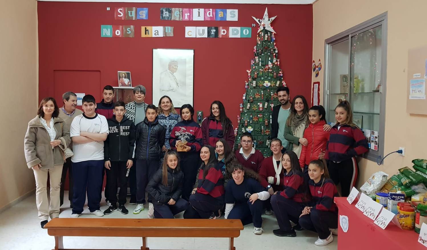 I Premio arbol navidad Juan Pablo II San Pedro
