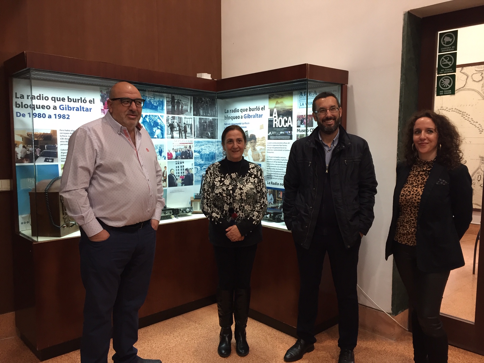 Inauguracion la Radio que burlo el bloqueo a Gibraltar