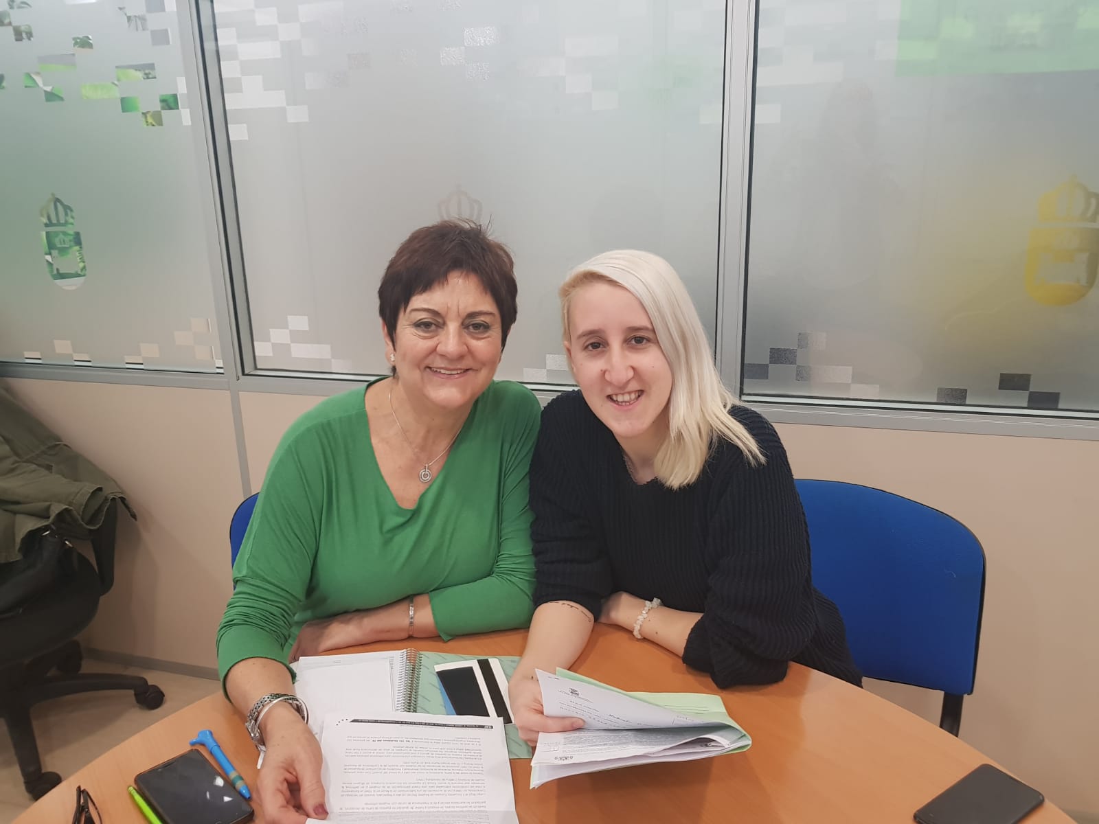 Reunion Carmen Garcia y Maria Pasadas