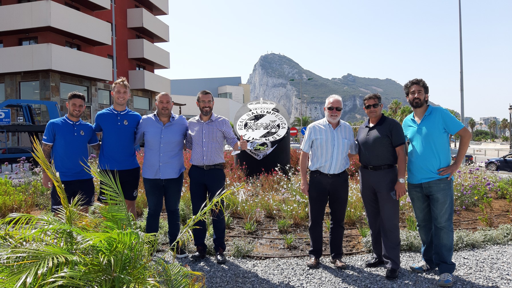 Inauguracion rotonda Balona