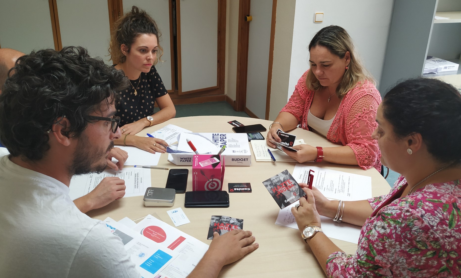 Delegada de Salud y Comite antisida