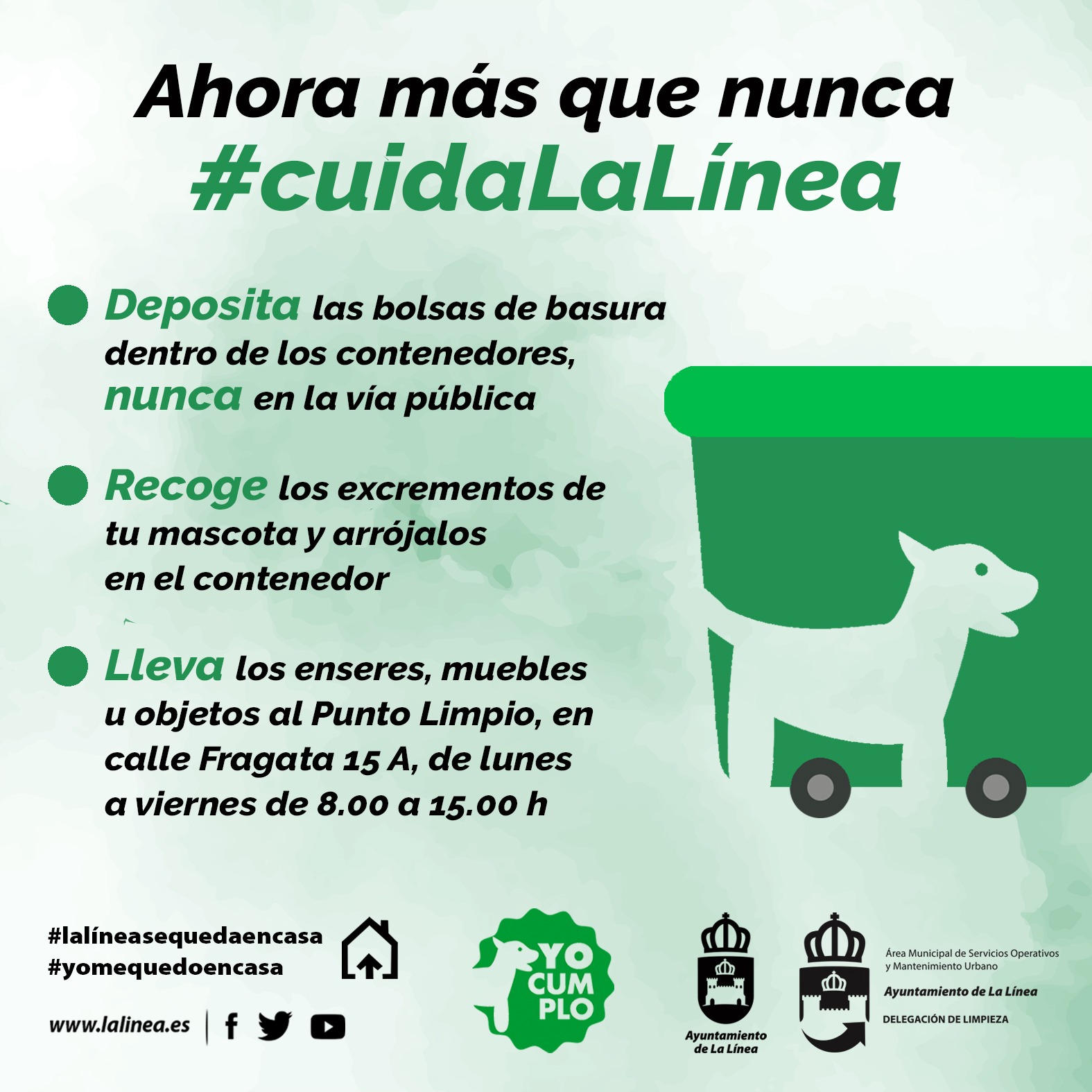 Camapaña limpieza Cuida La Línea