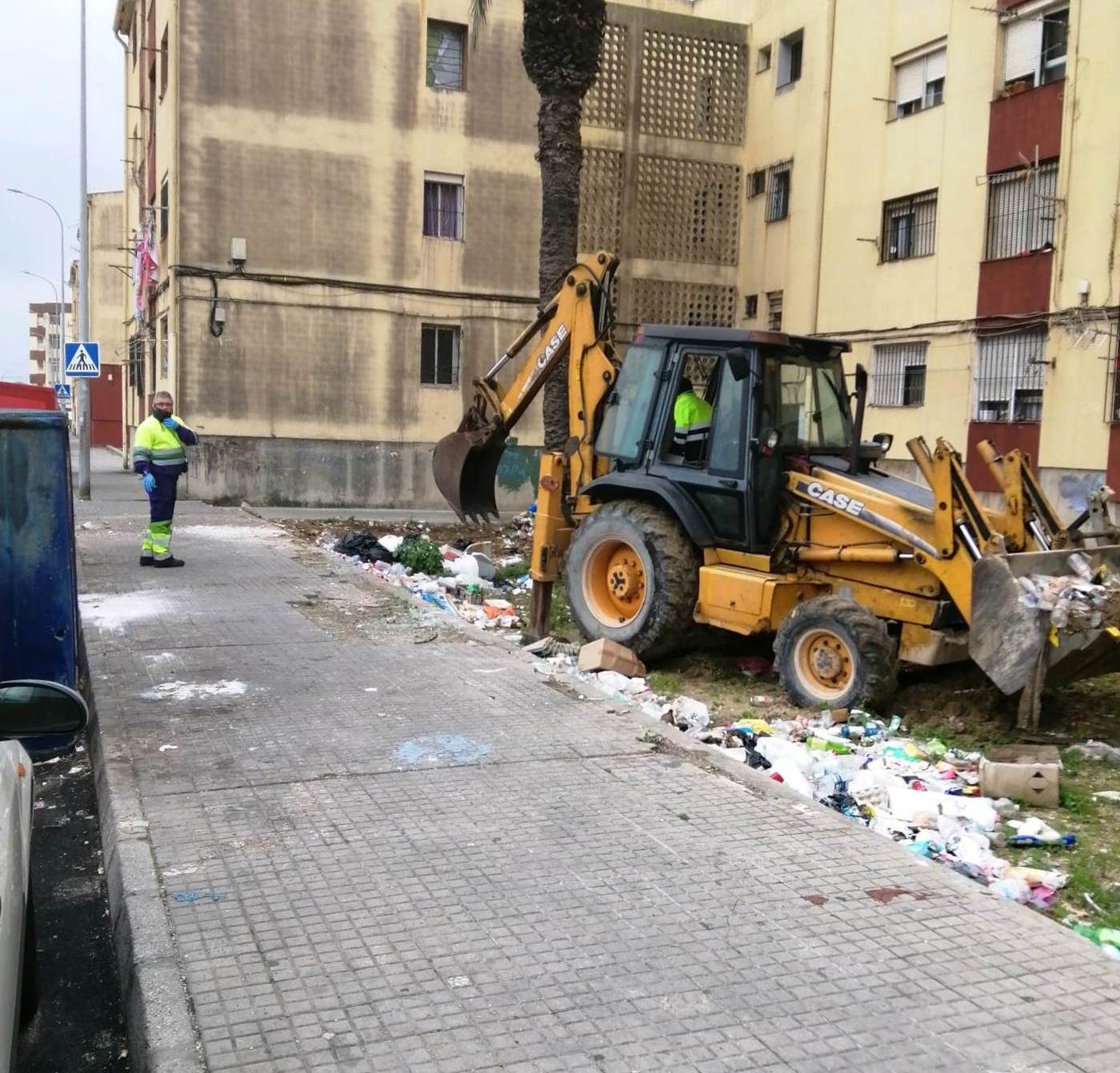 Limpieza basura Palomeras