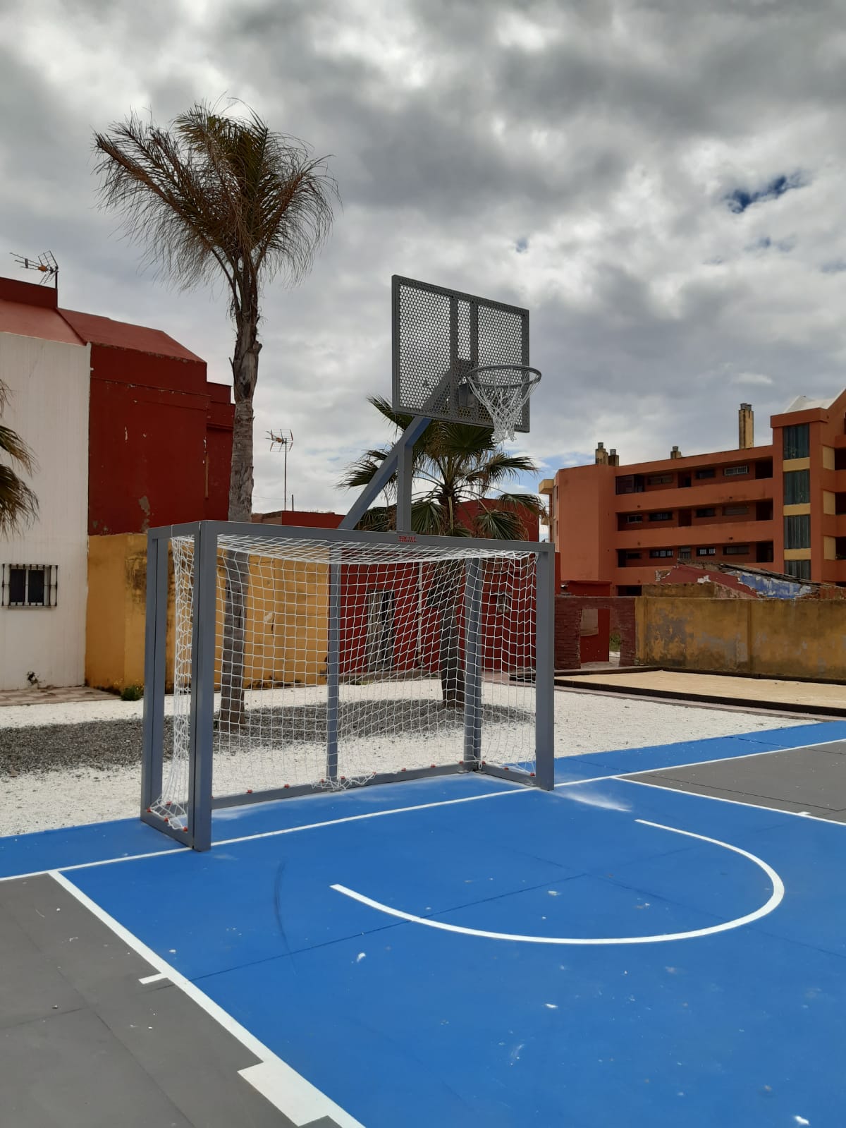 Porteria y cesta Chacon Vichino 1