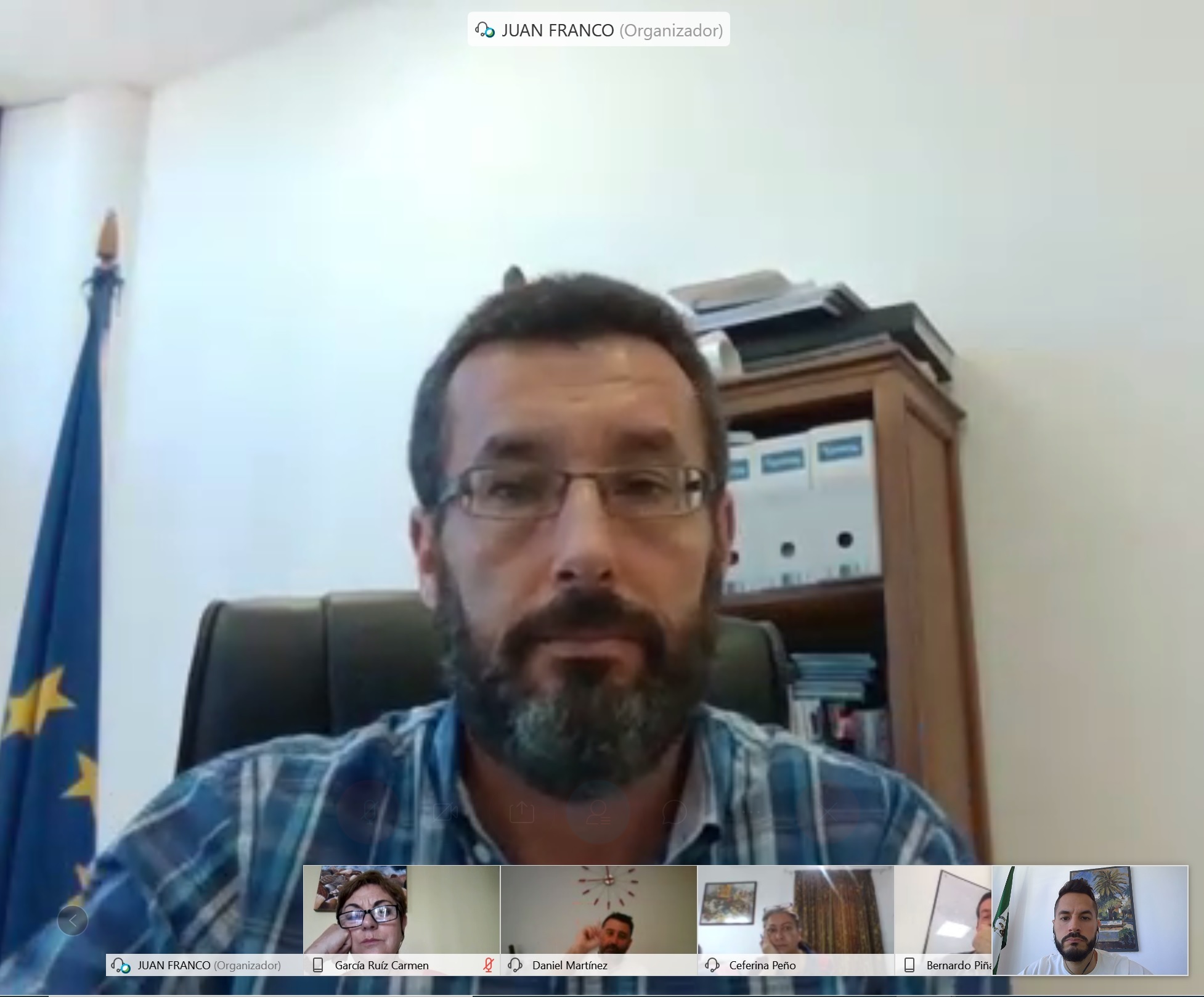 Equipo gobierno videoreunion