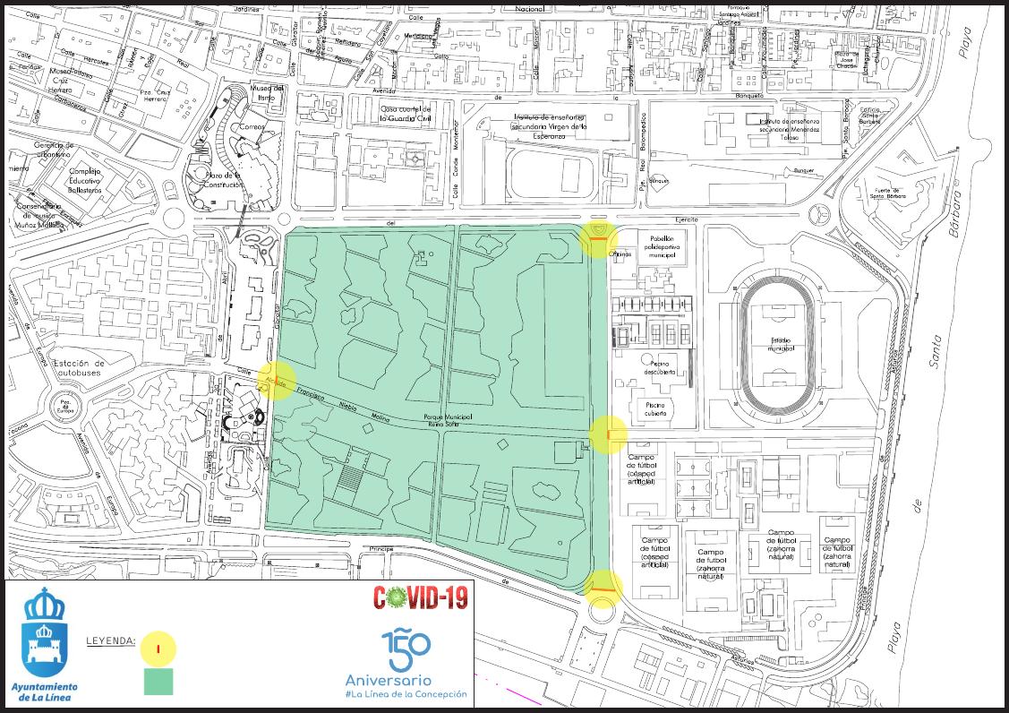 Plano parque princesa Sofia