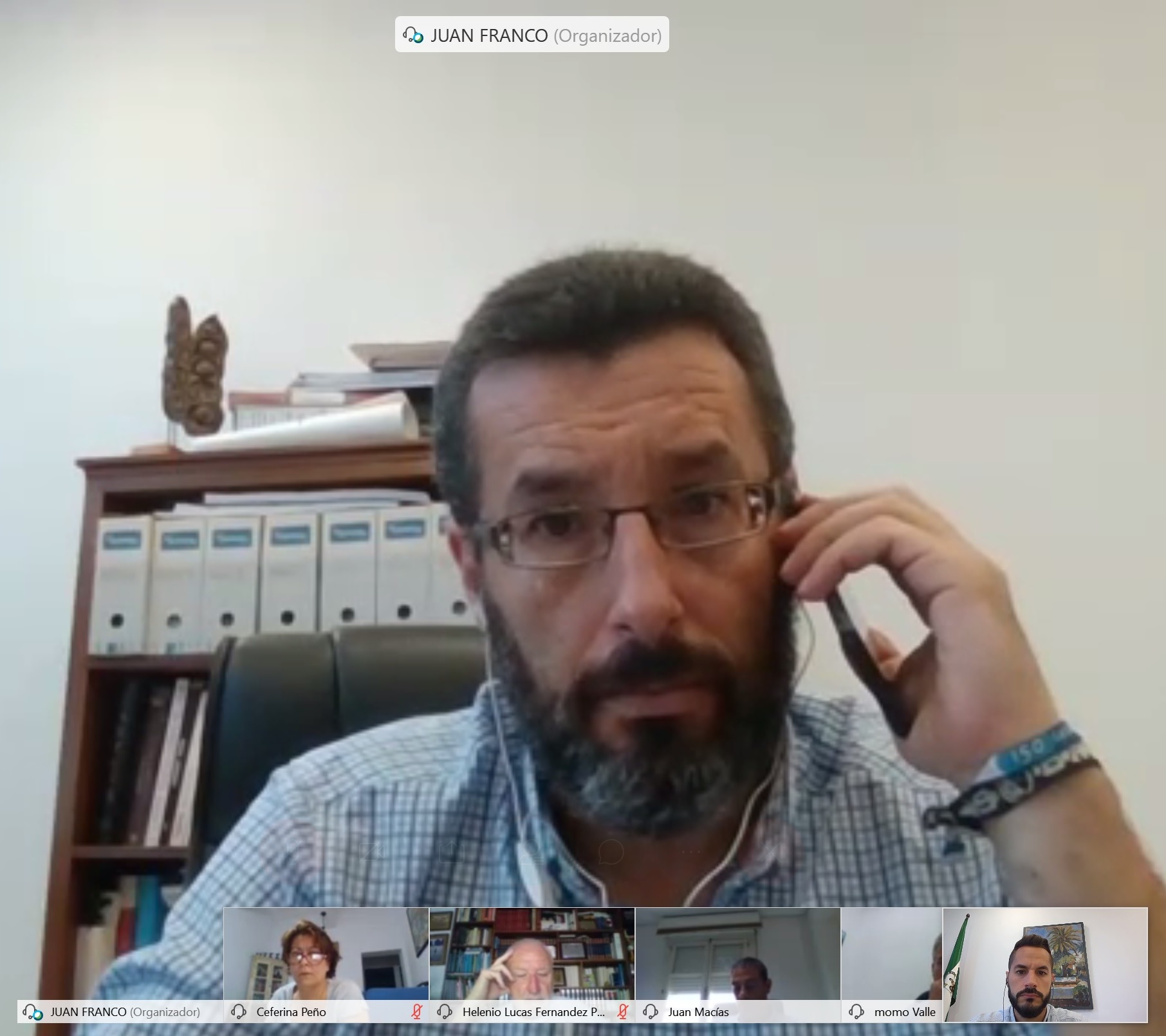 Tenientes de alcalde telereunion 26 marzo