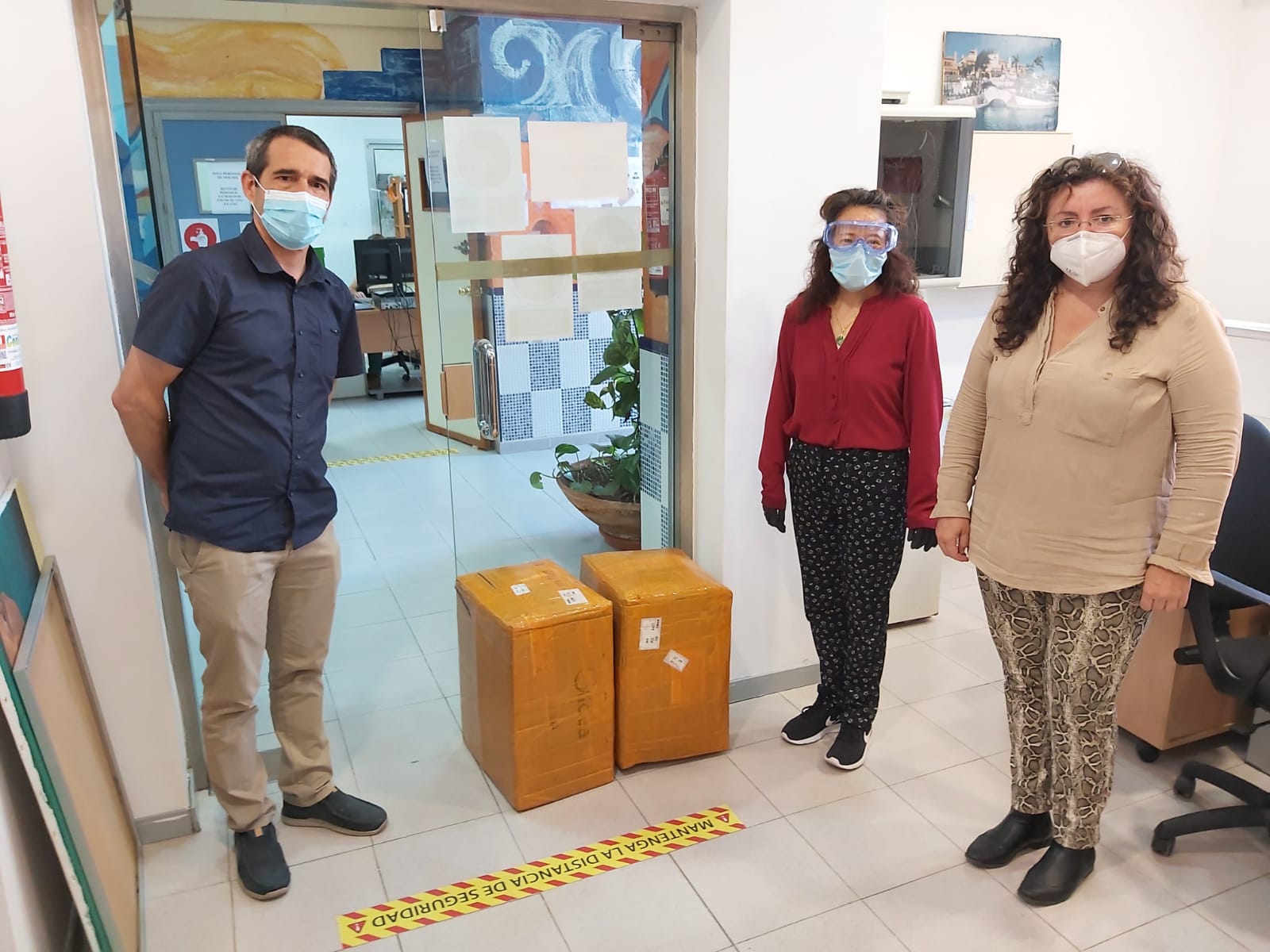 Donacion mascarillas empresa china