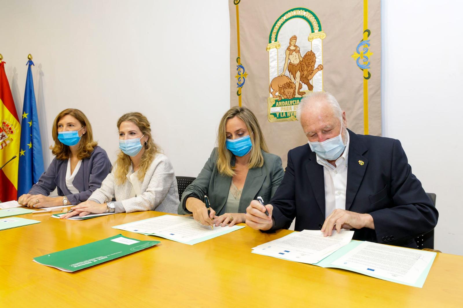 Firma convenio barriada Periañez