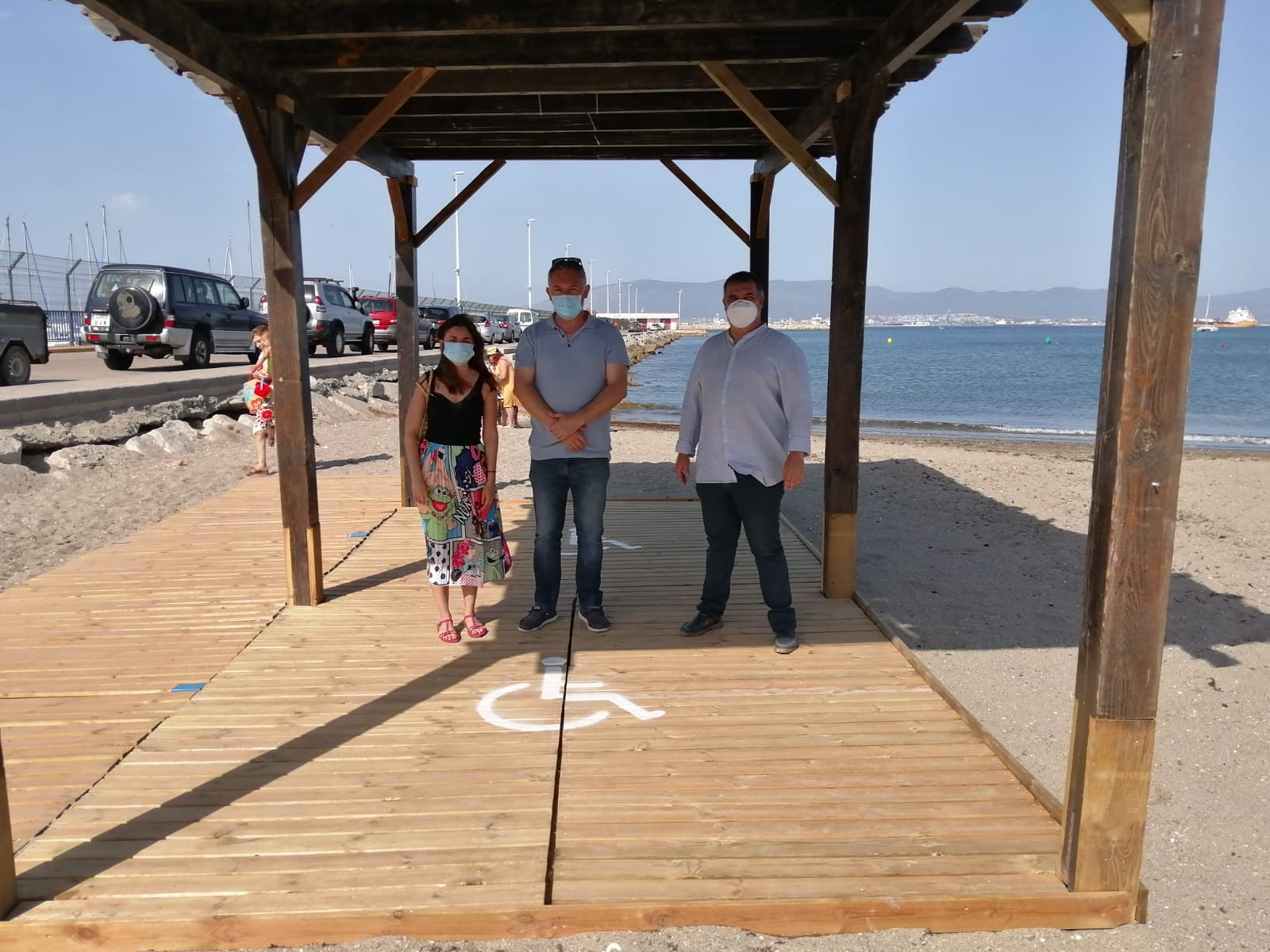 Pergola poniente Fegadi playa