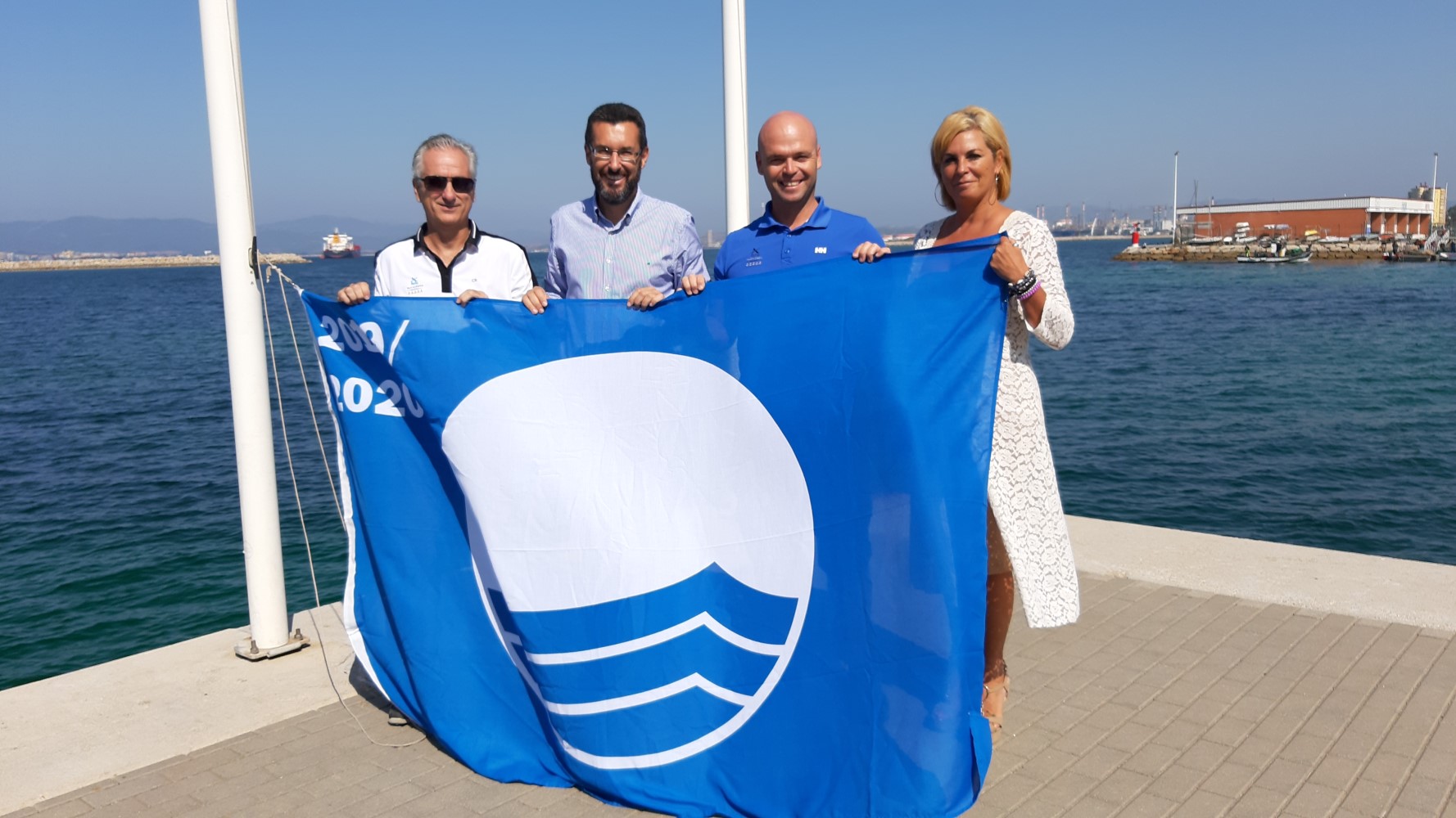 Bandera azul puerto Marina Alcaidesa