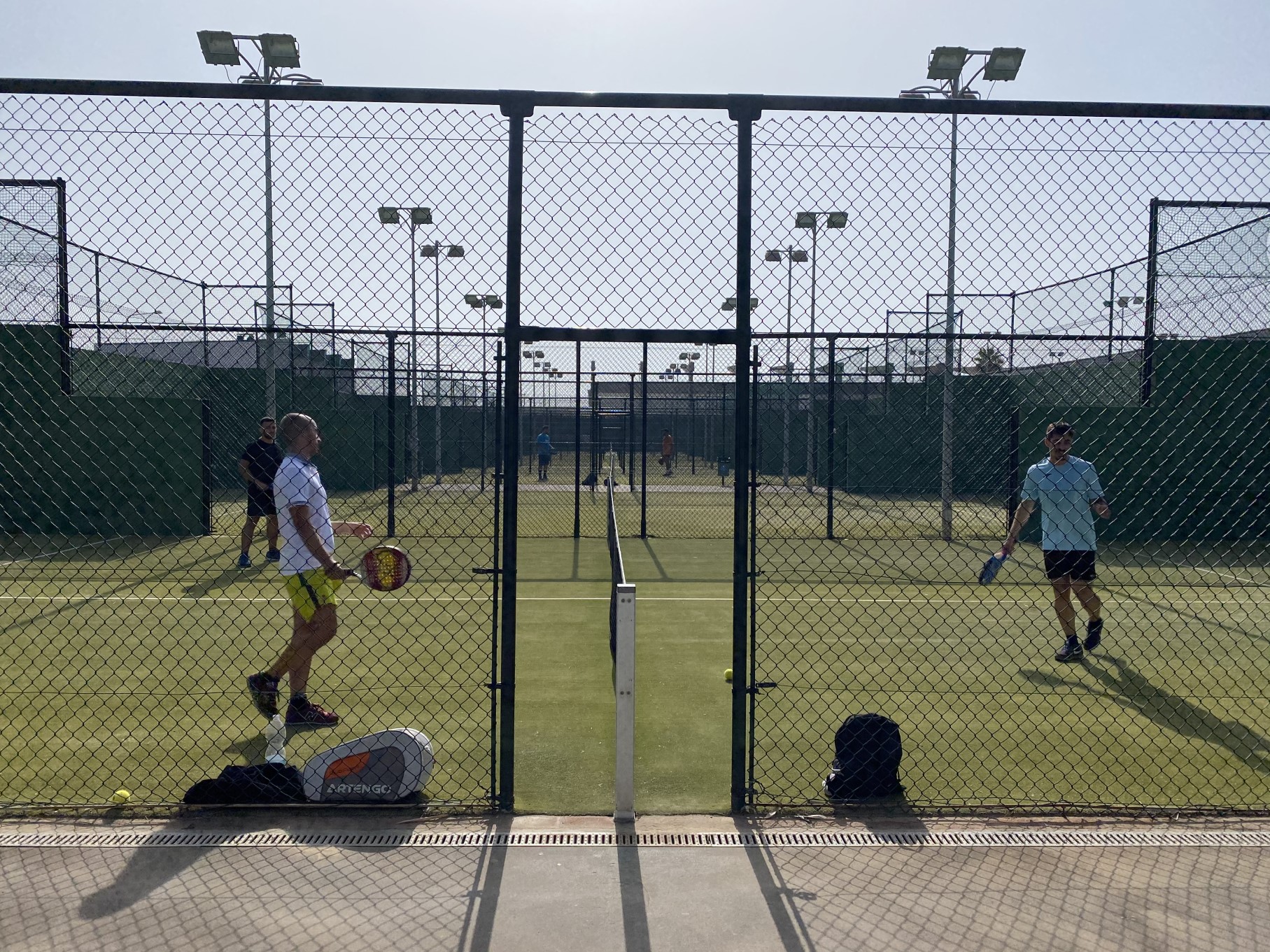 Pistas padel jugadores