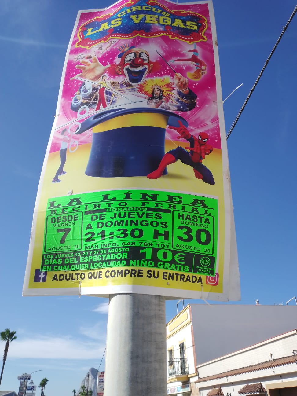 Cartel circo anulado