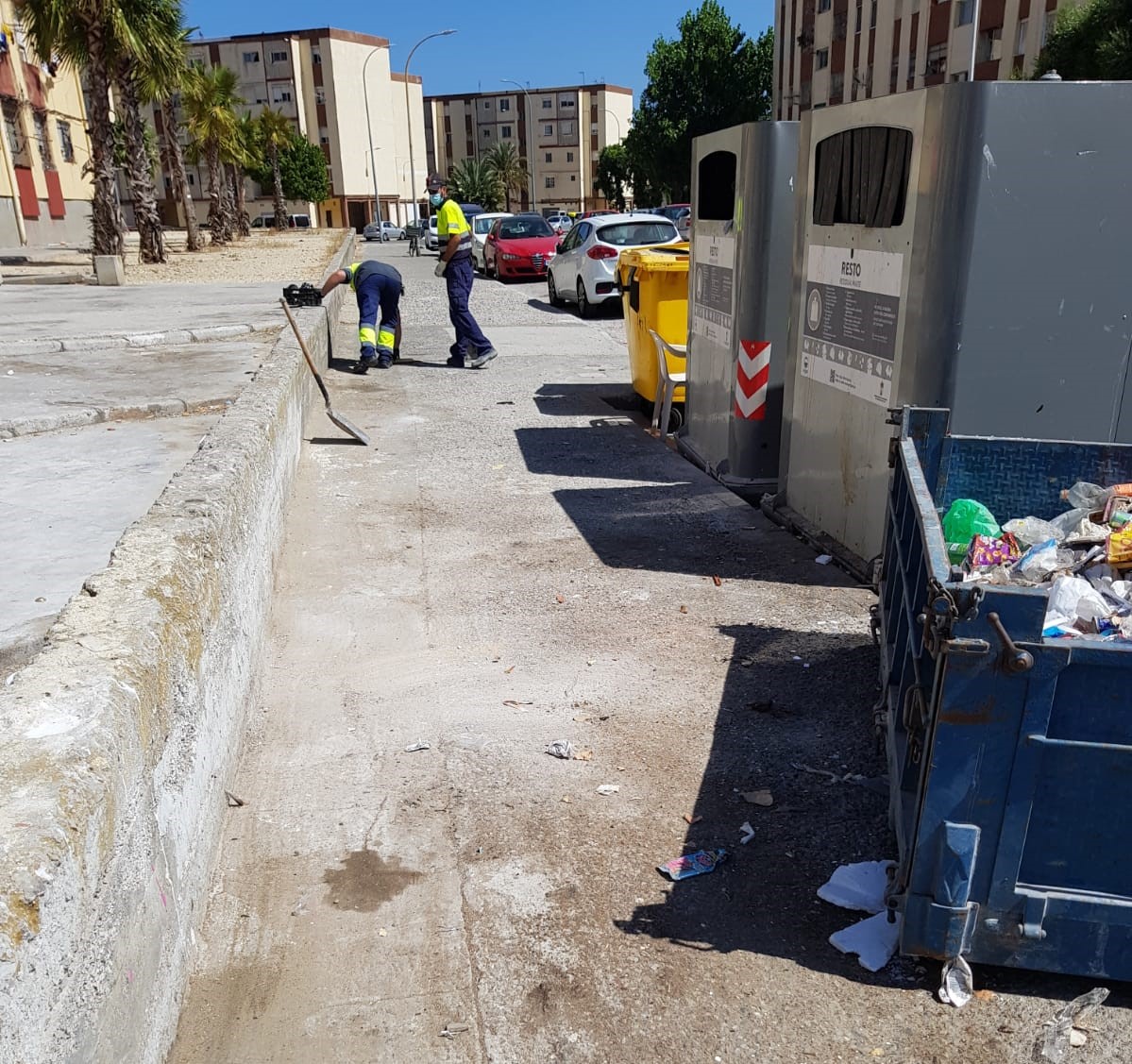 Limpieza de escombros