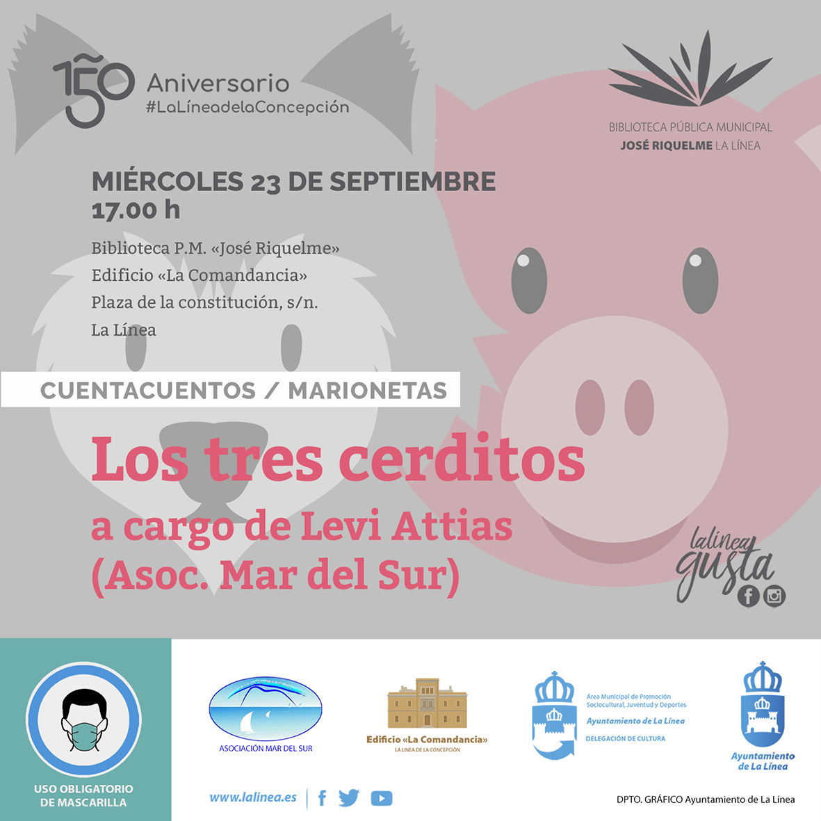 Baner RRSS Los 3 cerditos