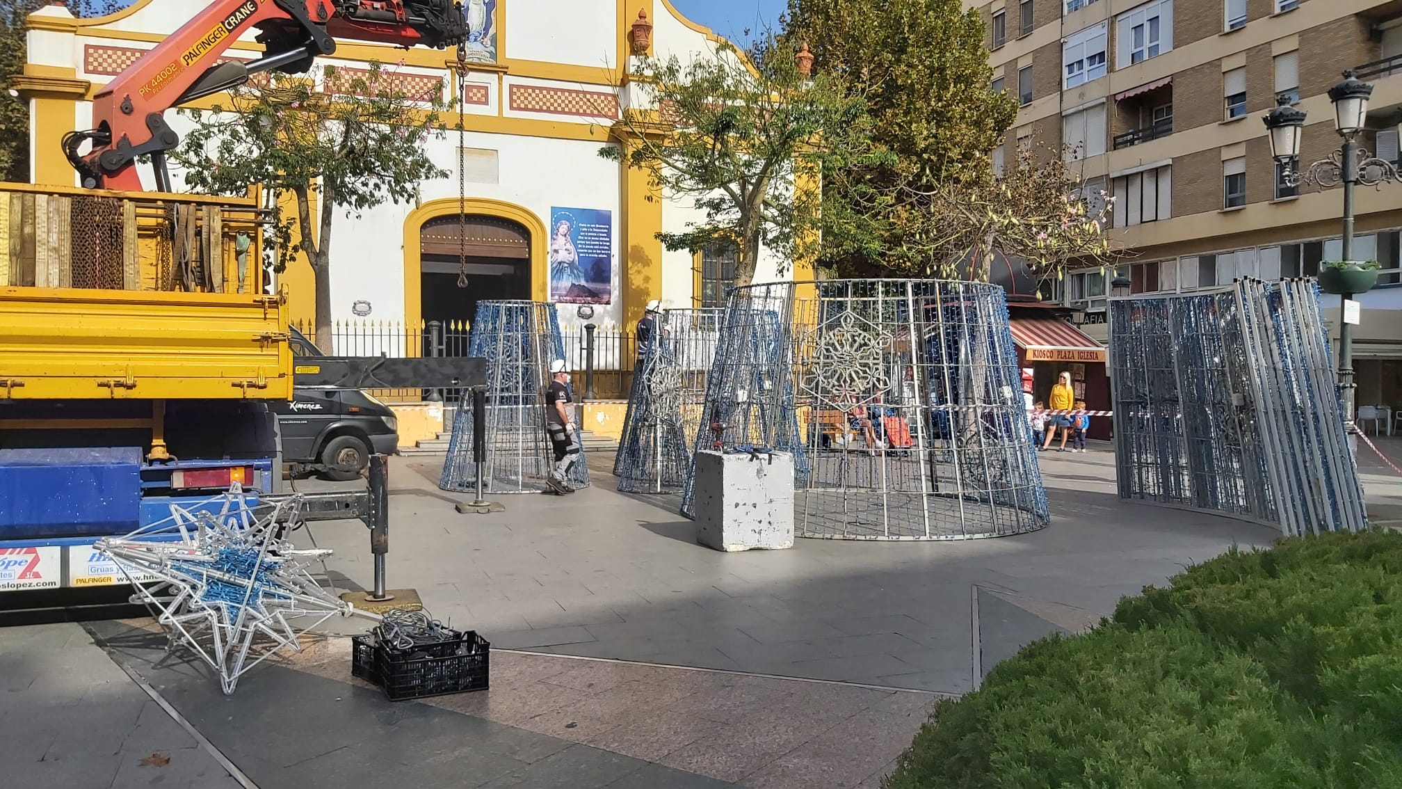 Instalacion alumbrado navidad 2020