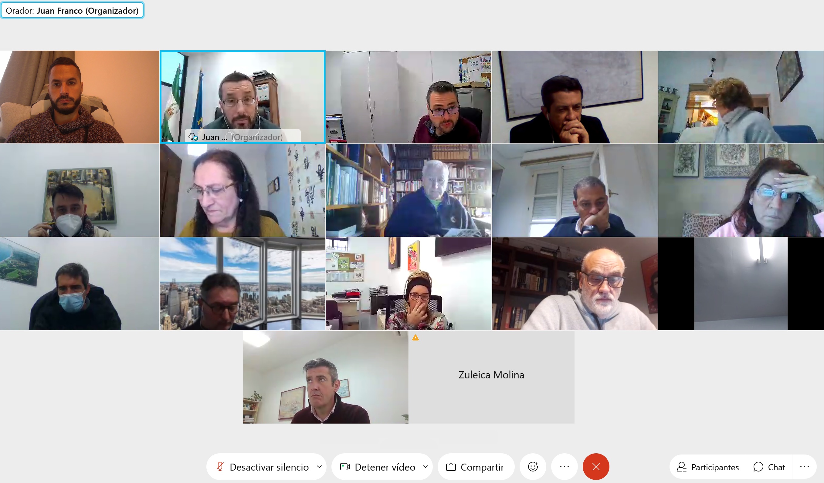 Reunion equipo gobierno covid