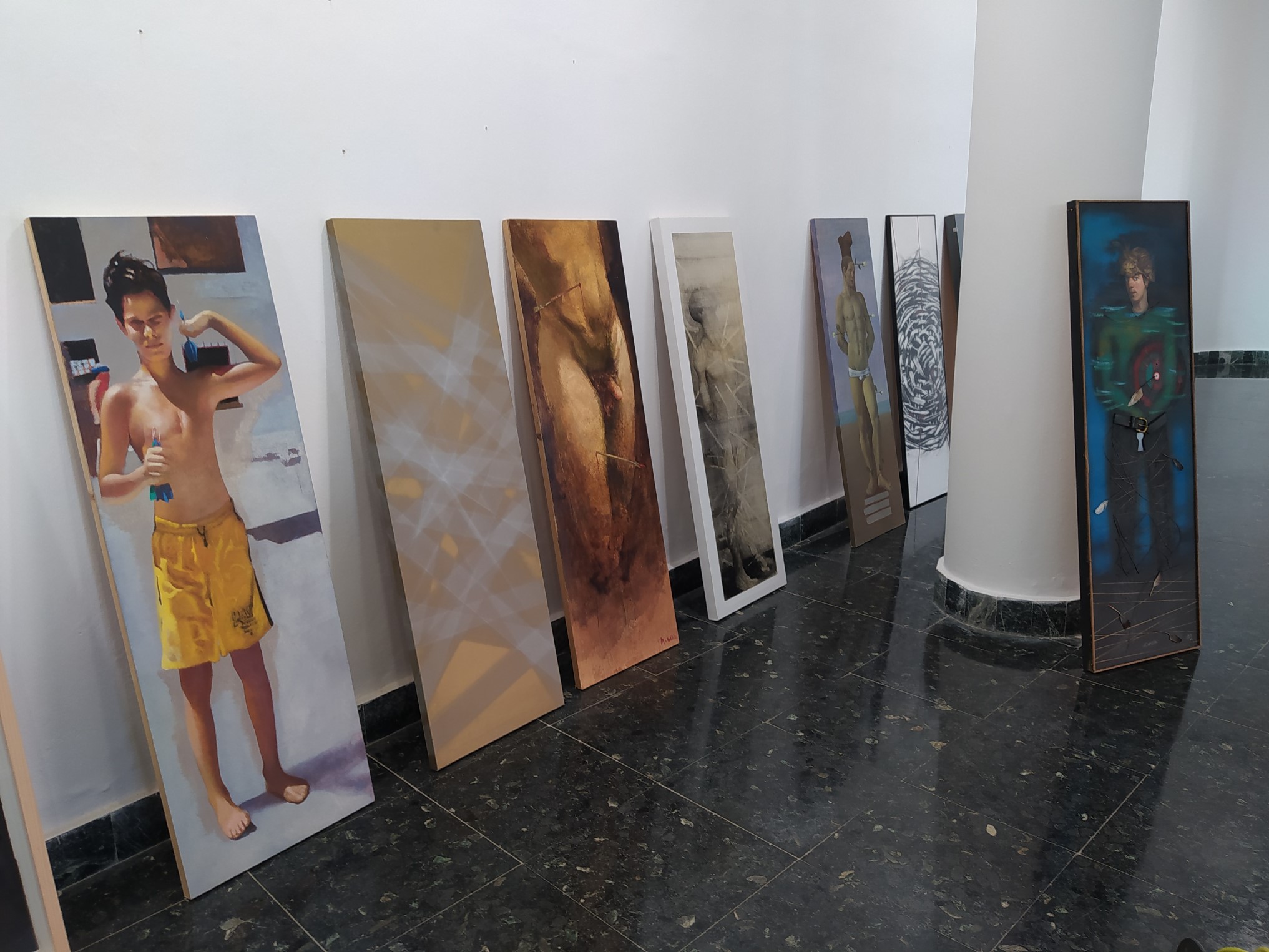 Preparacion exposicion San Sebastian one more time