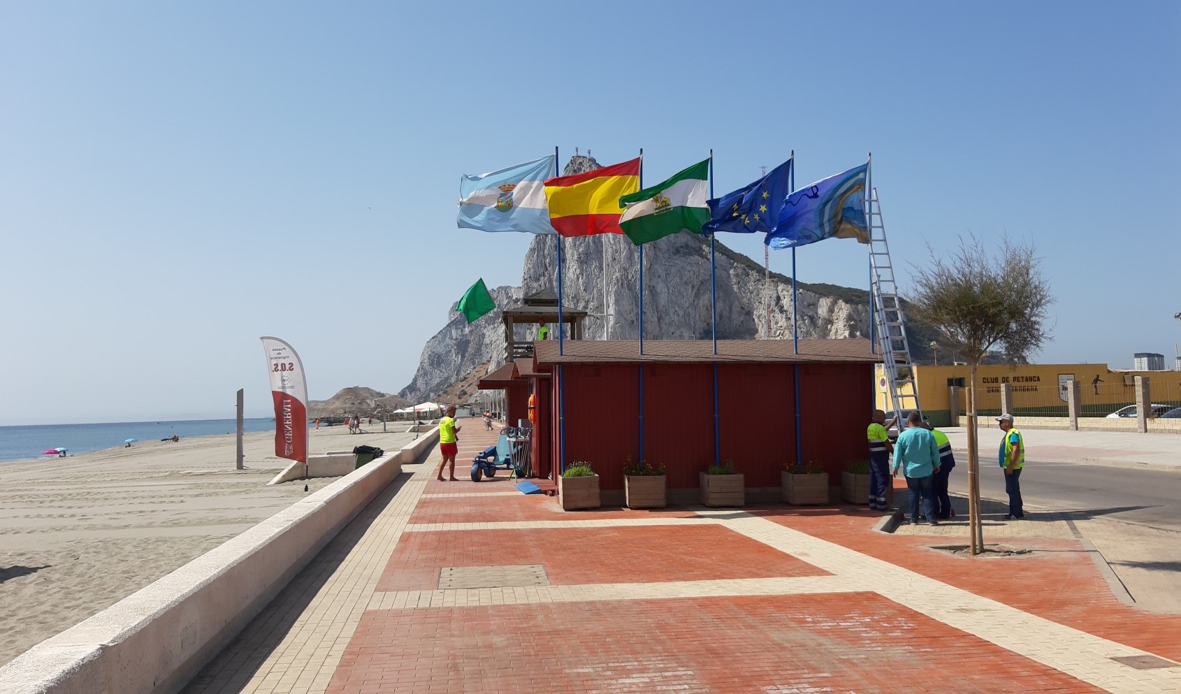 Socorrismo Santa Barbara banderas