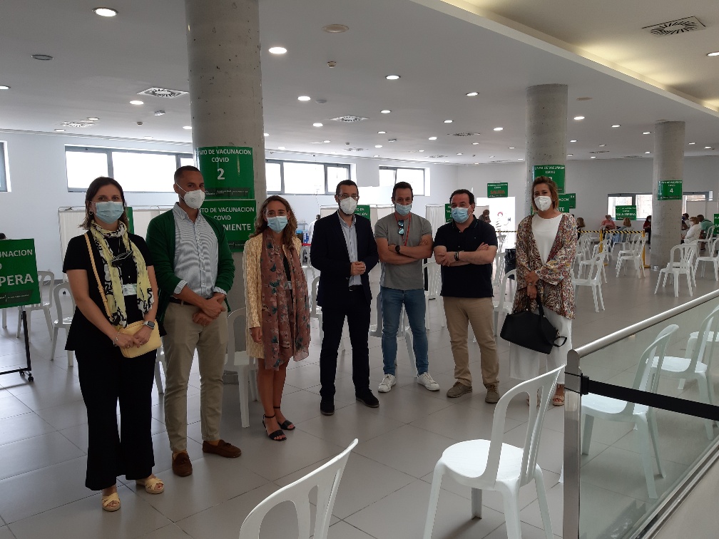 Visita vacunacion Palacio Congresos