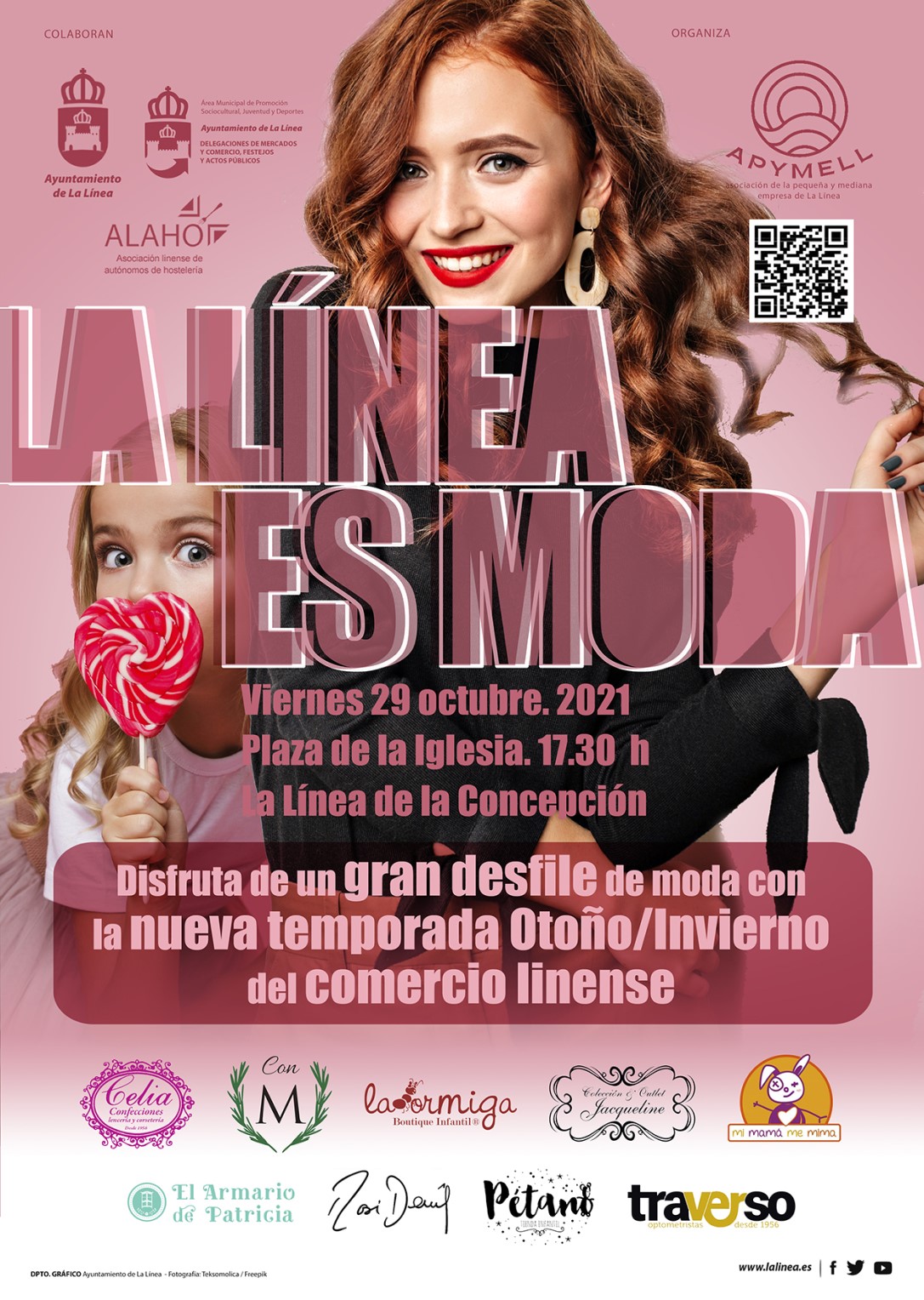 Cartel A4 La Linea es Moda Oct21