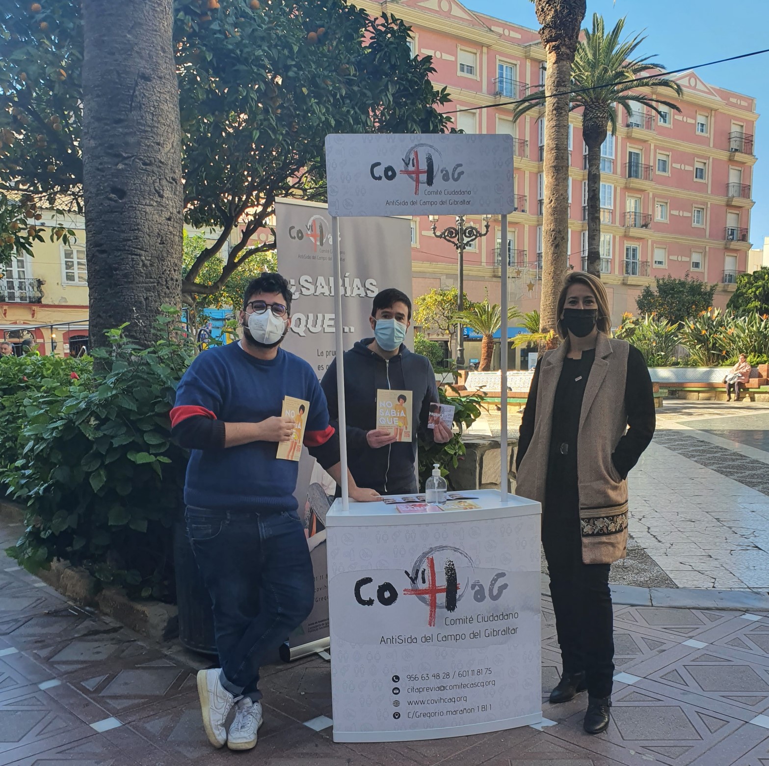 Zuleica y comite antisida