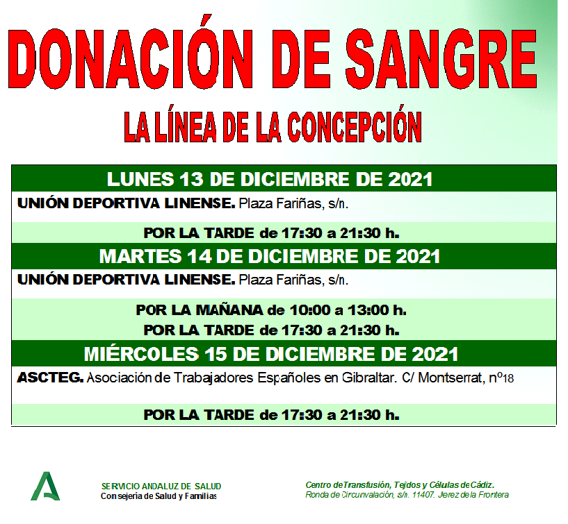 COLECTA SANGRE DICIEMBRE