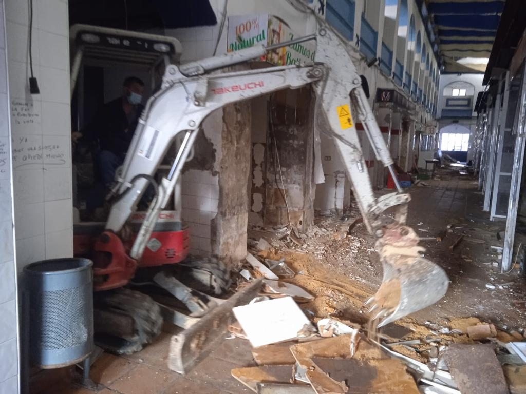 Demolicion mercado de la Concepcion