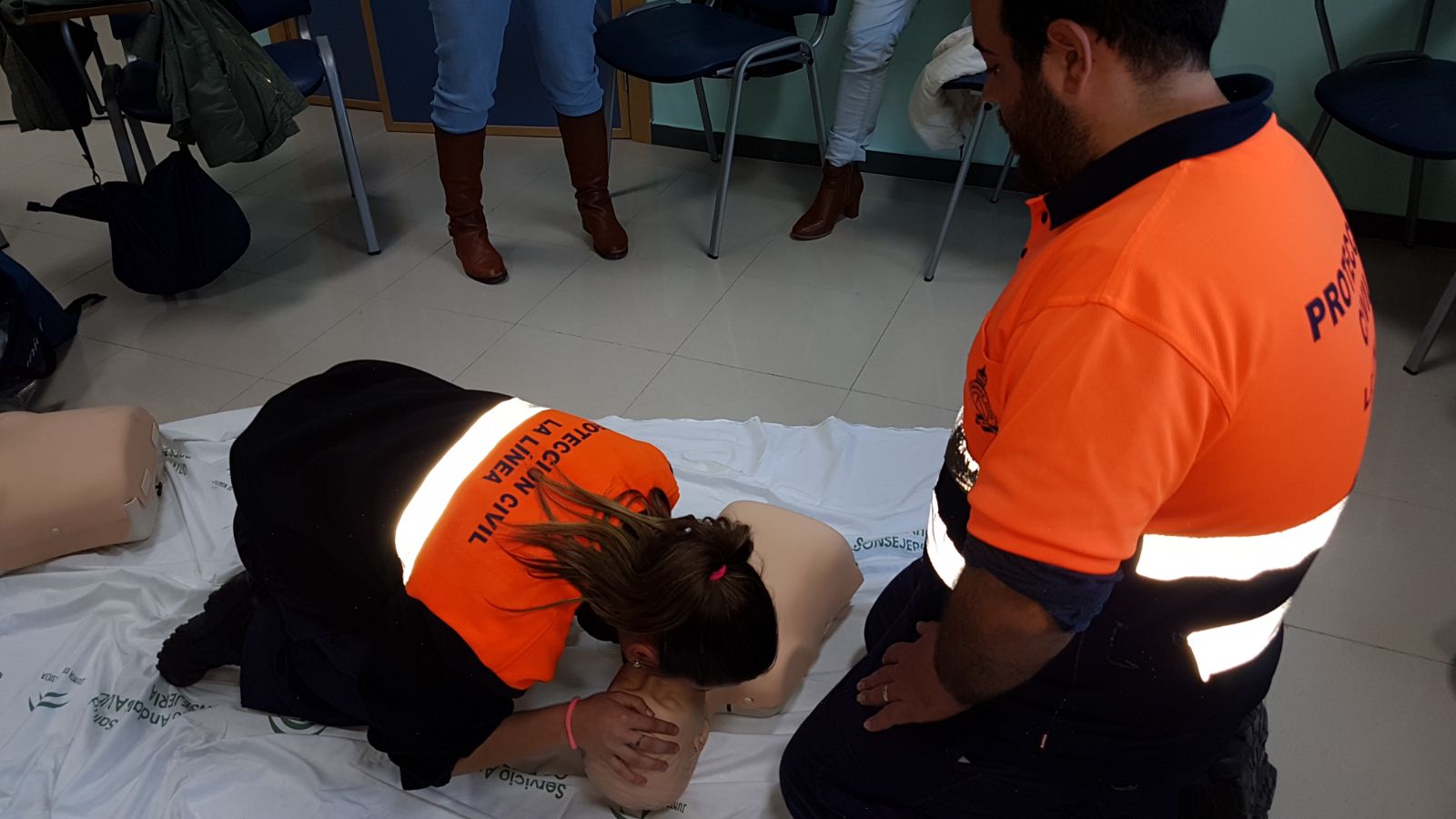 Protección Civil primeros auxilios