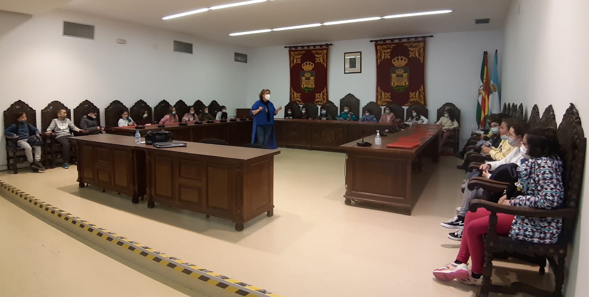 Huerta Fava visita al Ayuntamiento