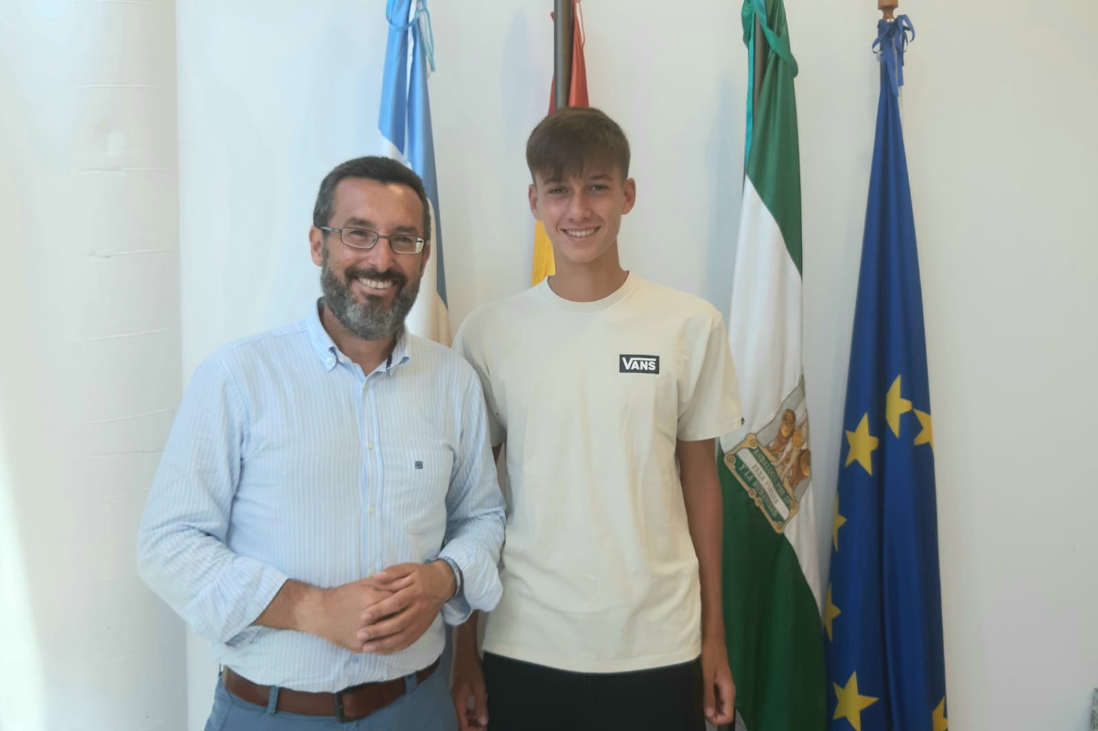 Alcalde con Diego Garcia padel