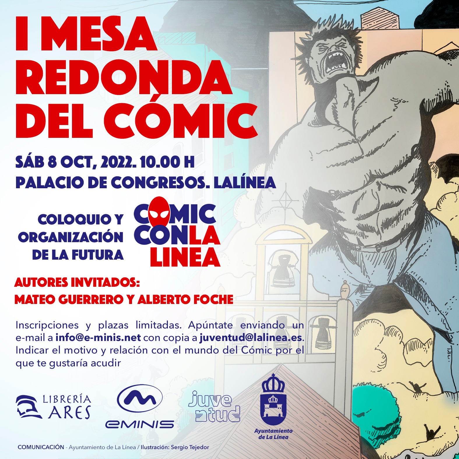 Cartel mesa redonda comic